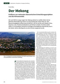 Produktabbildung zu Der Mekong - Einflüsse von nationalen ökonomischen Entwicklungsprojekten und des Klimawandels