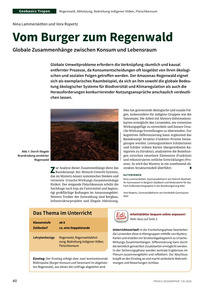 Produktabbildung zu Vom Burger zum Regenwald - Globale Zusammenhänge zwischen Konsum und Lebensraum