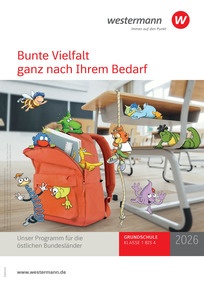 Produktabbildung zu Grundschul-Programm 2026 für die östlichen Bundesländer - Bunte Vielfalt ganz nach Ihrem Bedarf