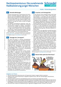 Produktabbildung zu Rechtsextremismus: Die zunehmende Radikalisierung junger Menschen - - Politik / Fächerübergreifend ab Klasse 9