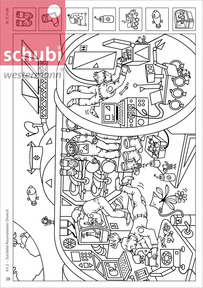KiBaKo Projekt Raumstation Dreieck: Kopiervorlage Suchbild