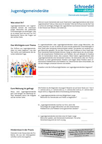 Produktabbildung zu Jugendgemeinderäte (Demokratie kompakt) - - Fächerübergreifend / Politik ab Klasse 5