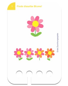 Beispielkarte: Erste Zuordnungsspiele