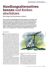 Produktabbildung zu Handlungsalternativen kennen und Risiken abschätzen - Über Wege, das Entscheiden zu lehren