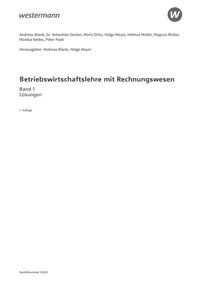 Probeseiten Betriebswirtschaftslehre mit Rechnungswesen für die Fachhochschulreife - Ausgabe Nordrhein-Westfalen - Band 1 - Lösungen, 7. Auflage 2025