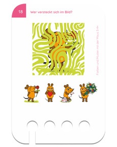 Beispielkarte: Farben und Muster mit der Maus