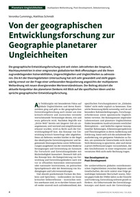 Produktabbildung zu Von der geographischen Entwicklungsforschung zur Geographie planetarer Ungleichheiten