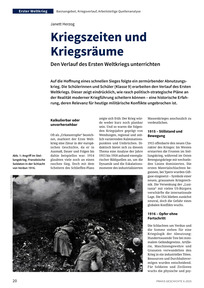 Produktabbildung zu Kriegszeiten und Kriegsräume - Den Verlauf des Ersten Weltkriegs unterrichten