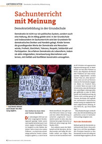 Produktabbildung zu Sachunterricht mit Meinung - Demokratiebildung in der Grundschule