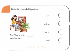 Grundschulprofi Deutsch - Beispielübung «Präpositionen»