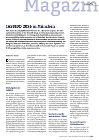 Produktabbildung zu IASSIDD 2026 in München