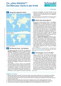 Produktabbildung zu Ein "altes Weltbild"? Die Mercator-Karte in der Kritik - - Erdkunde ab Klasse 8