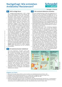 Produktabbildung zu Nachgefragt: Antibiotika-Resistenzen - - Biologie / Chemie ab Klasse 8