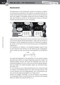 Produktabbildung zu Welt der Zahl - Info: Rechenstrich (Klasse 2) - Fachaufsätze