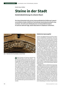 Produktabbildung zu Steine in der Stadt - Gesteinsbestimmung im urbanen Raum