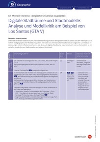 Produktabbildung zu Unterrichtsverlaufplan: Digitale Stadträume und Stadtmodelle: Analyse und Modellkritik am Beispiel von Los Santos (GTA V) - 15 Minuten Geographie - Unterrichtseinheit 18