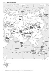 Produktabbildung zu Asien - Physische Übersicht