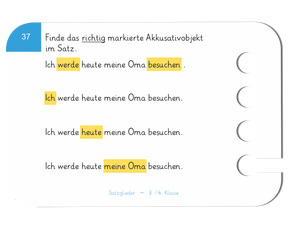 Beispielkarte «Akkusativobjekt»