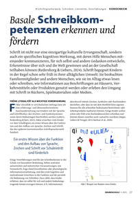 Produktabbildung zu Basale Schreibkompetenzen erkennen und fördern