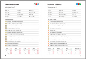 S. 8-9: Gewichte zuordnen
