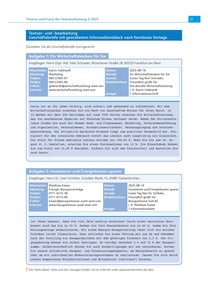 Produktabbildung zu Geschäftsbriefe mit gestaltetem Informationsblock nach formloser Vorlage - Ausgabe 03/2025