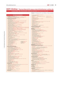 Produktabbildung zu Themenübersicht www .unterrichtsthemen-online .de - Ausgabe 03/2026