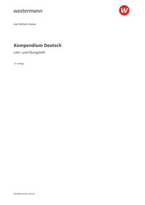 Probeseiten Kompendium Deutsch - Regel- und Übungsheft, 10. Auflage