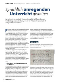 Produktabbildung zu Sprachlich anregenden Unterricht gestalten