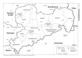 Produktabbildung zu Sachsen (Verwaltungsgliederung)