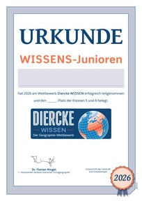 Produktabbildung zu Urkunde: Diercke WISSEN-Junior - Diercke WISSEN 2026