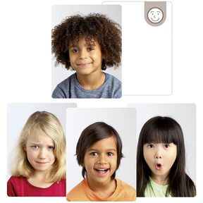 Die Fotokarten fördern Wortschatz & Kommunikation: Kinder lernen, Gesichtsausdrücke zu benennen, zu interpretieren und zu vergleichen.