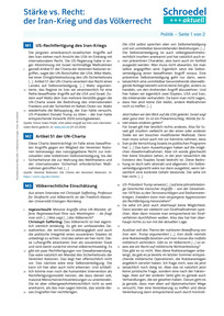Produktabbildung zu Stärke vs. Recht: der Iran-Krieg und das Völkerrecht - - Politik ab Klasse 11
