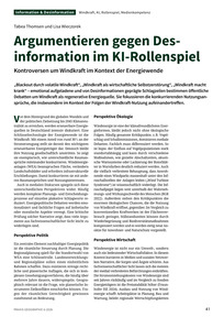 Produktabbildung zu Argumentieren gegen Desinformation im KI­Rollenspiel - Kontroversen um Windkraft im Kontext der Energiewende