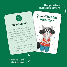 Sei schlau: Die Karten bieten überraschendes Entdeckerwissen zu Bienen, Plastik, CO2, Wasser, Wald, Müll und mehr