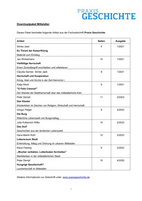 Produktabbildung zu Downloadpaket Mittelalter - Materialien für die Klassenstufen 6 bis 8
