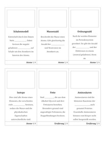 Produktabbildung zu Chemie-Quartett Karten - Kapitel 12