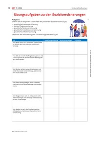 Produktabbildung zu Übungsaufgaben zu den Sozialversicherungen - Ausgabe 05/2026