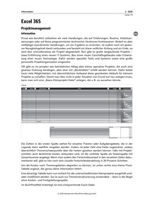 Produktabbildung zu Excel 365 - Projektmanagement