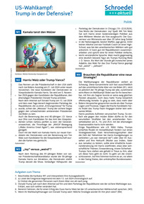 Produktabbildung zu US-Wahlkampf: Trump in der Defensive? - - Politik ab Klasse 9