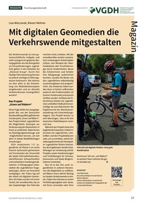 Produktabbildung zu Mit digitalen Geomedien die Verkehrswende mitgestalten