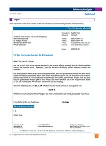 Produktabbildung zu Fehlerbrief - Ausgabe 06/2025
