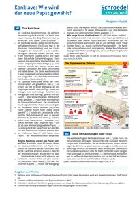 Produktabbildung zu Konklave: Wie wird der neue Papst gewählt? - - Religion / Politik ab Klasse 9