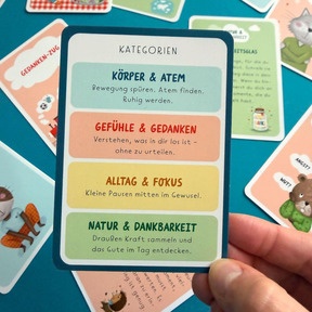 Das Kartenset umfasst Bildkarten zu 4 Themenbereichen