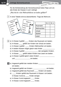 Produktabbildung zu Themenwelt der Zahl: Weihnachtsferien - Kopiervorlagen - Monatsspecial Januar 2016