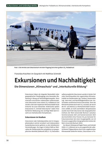Produktabbildung zu Exkursionen und Nachhaltigkeit - Die Dimensionen „Klimaschutz“ und „interkulturelle Bildung“