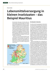Produktabbildung zu Lebensmittelversorgung in kleinen Inselstaaten – das Beispiel Mauritius