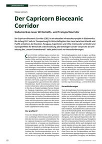 Produktabbildung zu Der Capricorn Bioceanic Corridor - Südamerikas neuer Wirtschafts- und Transportkorridor