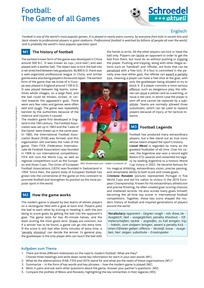 Produktabbildung zu Football: The Game of all Games - - Englisch ab Klasse 8