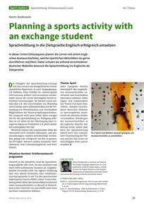 Produktabbildung zu Planning a sports activity with an exchange student - Sprachmittlung in die Zielsprache Englisch erfolgreich umsetzen