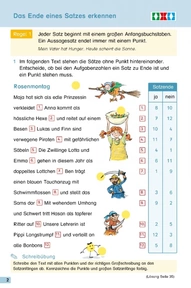 Das Ende eines Satzes erkennen